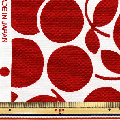 [Quantità a partire da 5] Tessuto 『Oxford Marumaru Red GT-Maru-Rd"