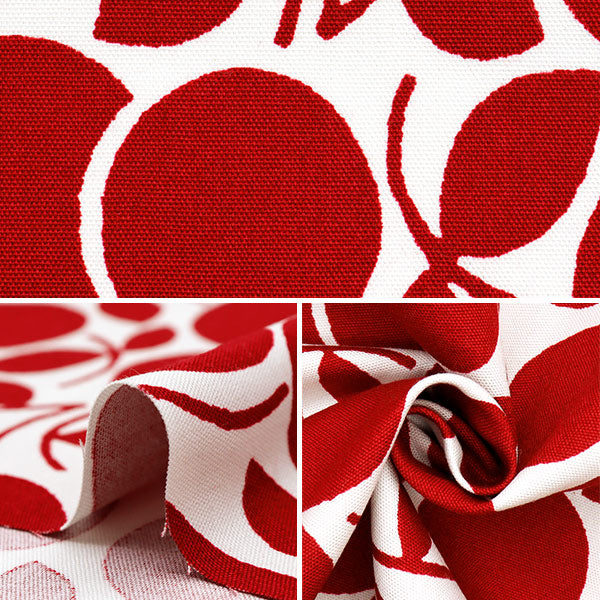 [Quantità a partire da 5] Tessuto 『Oxford Marumaru Red GT-Maru-Rd"