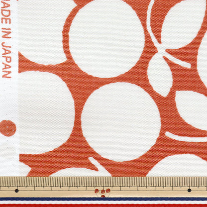 【数量5から】 生地 『オックス marumaru オレンジ GT-MARU-OR』