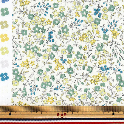 [Quantità a partire da 5] Tessuto "Broad Little Flower Garden Green Shulifl-Gr"