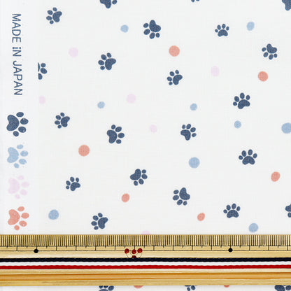 [Quantità a partire da 5] Tessuto 『tessuto ad armatura semplice Pow dot White sqpawdo-wh" 【Yuzawayaoriginale】