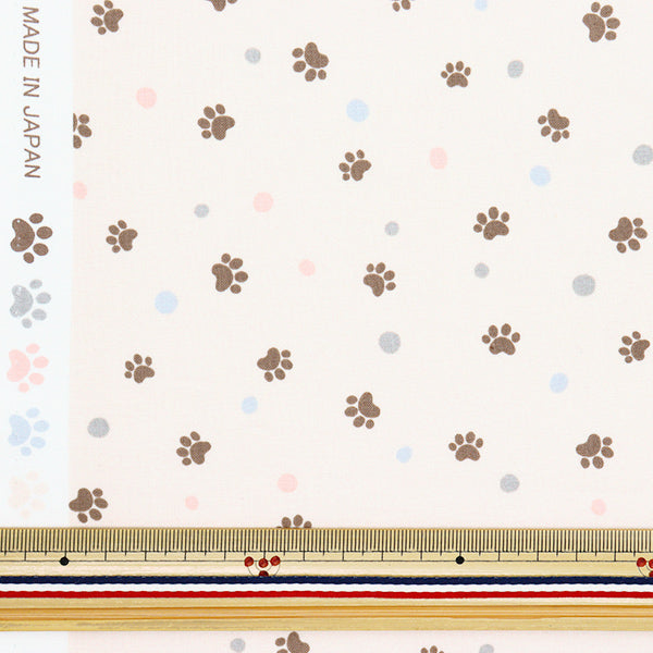 [Quantità a partire da 5] Tessuto 『tessuto ad armatura semplice Pow dot beige sqpawdo-be" 【Yuzawayaoriginale】