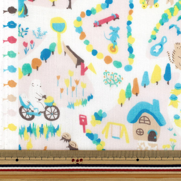 [数量5起] 织物 『双层纱布 我的城市粉色 WGMYTO-PK"