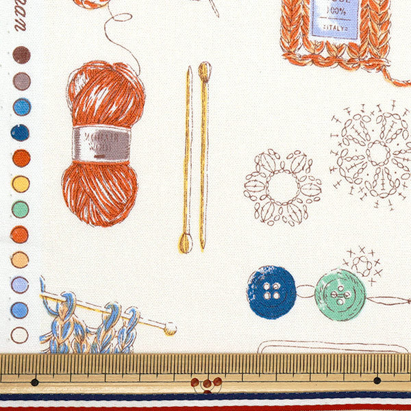 [Quantità a partire da 5] Tessuto 『fogli Modello a maglia naturale Yuz-925-1" 【Yuzawayaoriginale】