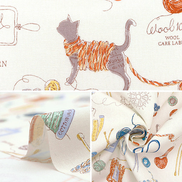 [Quantità a partire da 5] Tessuto 『fogli Modello a maglia naturale Yuz-925-1" 【Yuzawayaoriginale】