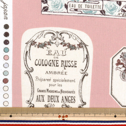 [5부터 시작하는 수량] 천・원단 『시팅 원단 오데 쾰른 패턴 핑크 유즈 -926-3" 【Yuzawaya오리지널】