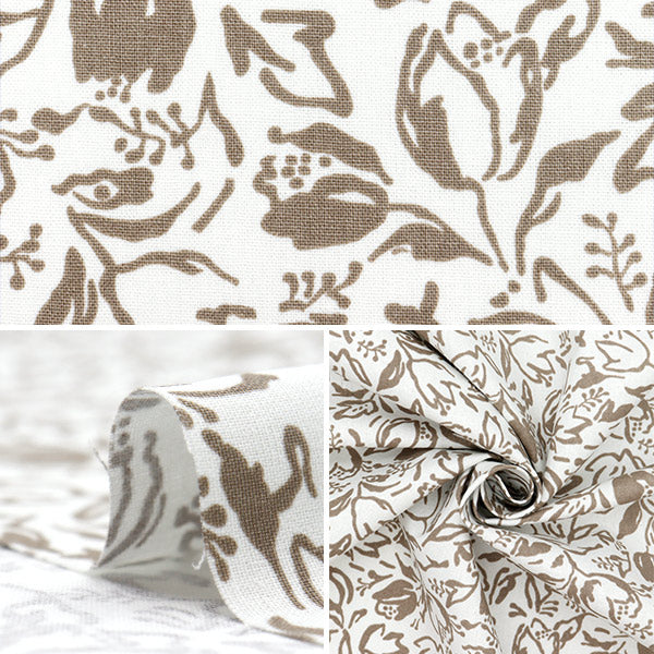 [الكمية تبدأ من 5] الأقمشة مجموعة مونسيل الأغطية Tulip Beige Yuz-924-1" 【Yuzawayaإبداعي】