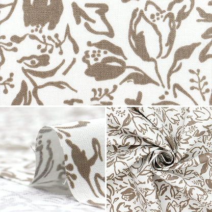 [الكمية تبدأ من 5] الأقمشة مجموعة مونسيل الأغطية Tulip Beige Yuz-924-1" 【Yuzawayaإبداعي】