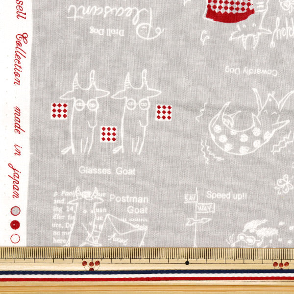 【数量5起】 織物 《曼塞尔收藏》 板材織物 山羊灰色YUZ-927-3" 【Yuzawaya原创】