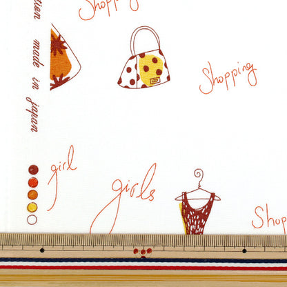 [Cantidad desde 5] Tela 『Vestido Amplio Naranja YUZ-938-2" 【Yuzawayaoriginal】