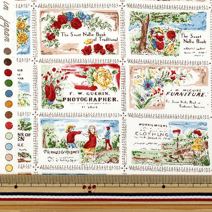 [Quantité à partir de 5] Tissu "Large paysage marron clair YUZ-931-3" 【Yuzawayaoriginal】