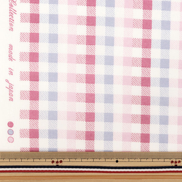 [Anzahl ab 5] Stoff "Sharting Gingham Pink 1 YUZ-964-1“ YUWA Yuwa Shoten