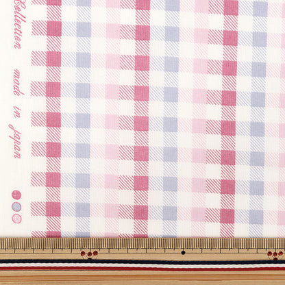 [Anzahl ab 5] Stoff "Sharting Gingham Pink 1 YUZ-964-1“ YUWA Yuwa Shoten