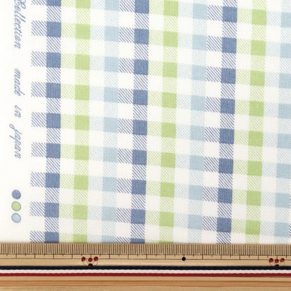 [Quantité à partir de 5] Tissu "Sharting Vichy Vert YUZ-964-3" YUWA Yuwa Shoten