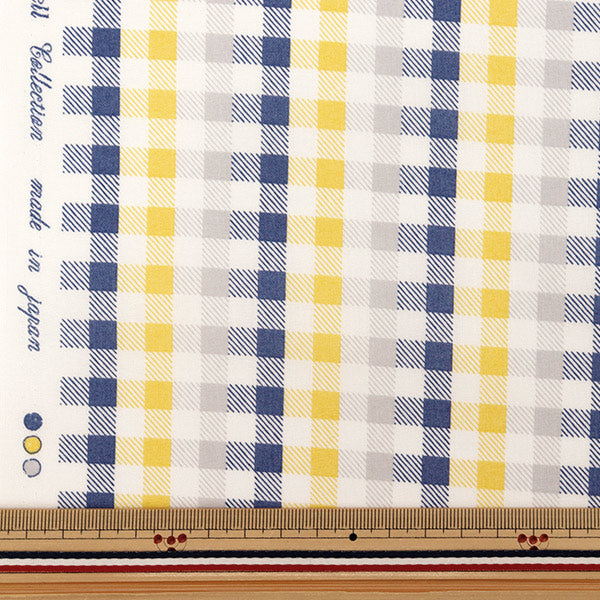 [Quantità da 5] Tessuto "Sharting Percalle Giallo YUZ-964-4” YUWA Yuwa Shoten