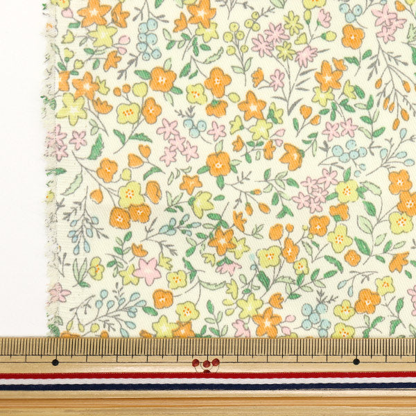 [數量從5開始] 織物 “一個超級水上的斜紋斜紋斜紋，非常驅除水，小花園黃色Twtc-lf-ye" 【Yuzawaya原來的】