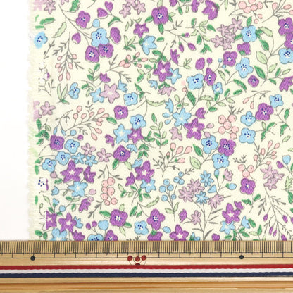 [數量從5開始] 織物 “一個超級防水的斜紋斜紋斜紋斜紋，驅除水，小花園薰衣草Twtc-lf-la" 【Yuzawaya原來的】