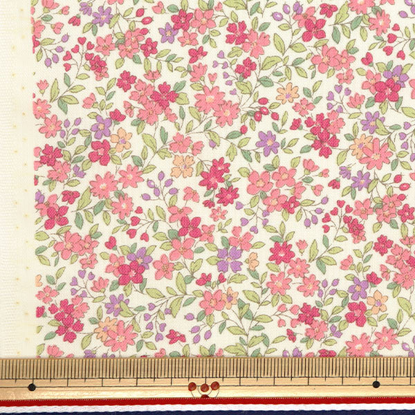 Small Flower Sheeting Pink ACS1094-A | Cotton Kobayashi – Yuzawaya