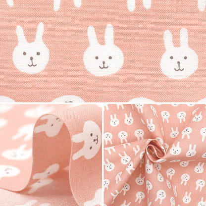 [Menge ab 5] Stoff 『leinwandbindung USAPION DURCH PINK ACS1111-A" COTTON KOBAYASHI