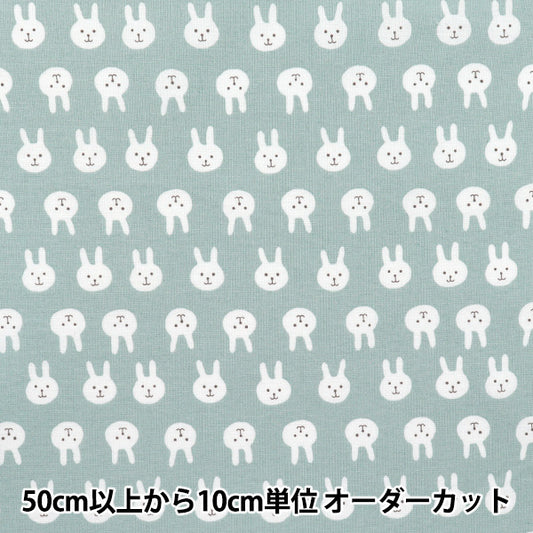 [5부터 시작하는 수량] 천・원단 『시팅 원단 Usapion Dull Blue ACS1111-B" COTTON KOBAYASHI