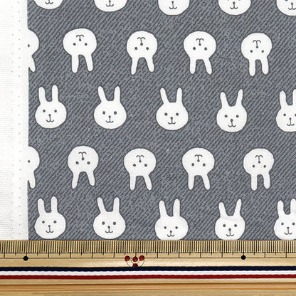 [Cantidad a partir de 5] Tela 『láminas Usapion denim gris acs1111-e" COTTON KOBAYASHI