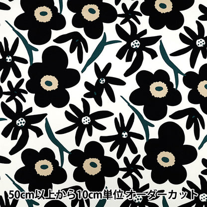 【数量5から】 生地 『う早この布 オックス シーズン ブラック ACS1114-B』 COTTON KOBAYASHI コットンこばやし 小林繊維