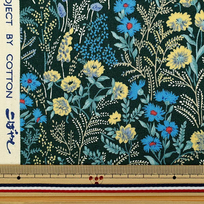 【数量5から】 生地 『オックス ワイルドフラワー グリーン ACS1128-D』 COTTON KOBAYASHI コットンこばやし 小林繊維
