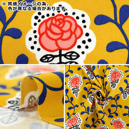 [Quantità a partire da 5] Tessuto "Tessuto di usako" Oxford Florence Blue X Yellow ACS1139-C" COTTON KOBAYASHI