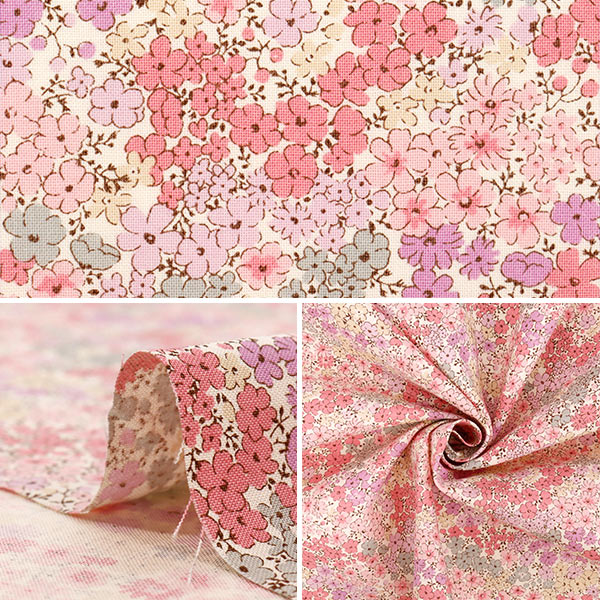 [الكمية تبدأ من 5] الأقمشة 『الأغطية بطل فلور الوردي ACS1126-A" COTTON KOBAYASHI