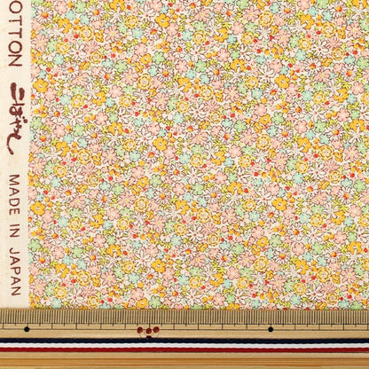 [الكمية تبدأ من 5] الأقمشة 『الأغطية Petit زهرة أصفر ACS1127-B" COTTON KOBAYASHI