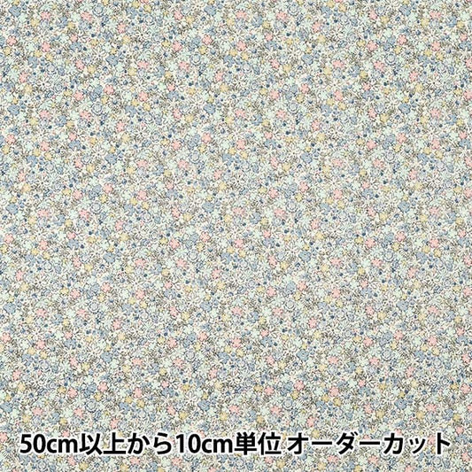 [Quantity from 5] Fabric 『Sheeting Petit Flower Blue ACS1127-C" COTTON KOBAYASHI