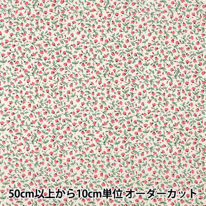 [Quantity starting from 5] Fabric 『Sheeting Floral Flower Pink ACS1145-A" COTTON KOBAYASHI