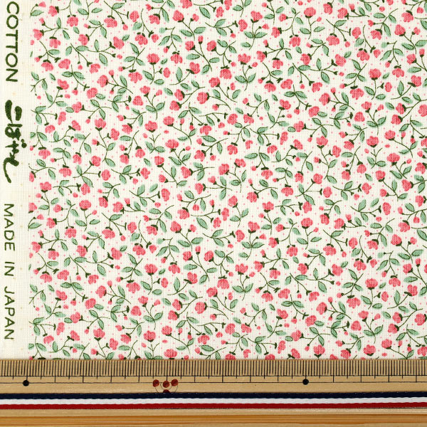 [Quantity starting from 5] Fabric 『Sheeting Floral Flower Pink ACS1145-A" COTTON KOBAYASHI