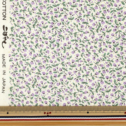 [Cantidad a partir de 5] Tela 『láminas Flor floral púrpura acs1145-b" COTTON KOBAYASHI
