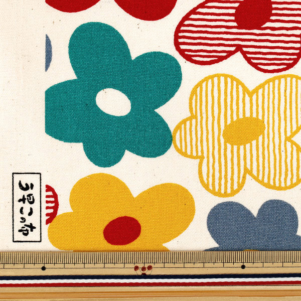 [Quantity from 5] Fabric ``Uhaya this cloth Oxford Mystay HANA Multi ACS1132-A" COTTON KOBAYASHI