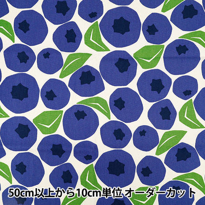 [Quantité à partir de 5] Tissu `` Uhaya ce tissu Oxford Myrtille Kinari x Bleu ACS1143-A" COTTON KOBAYASHI