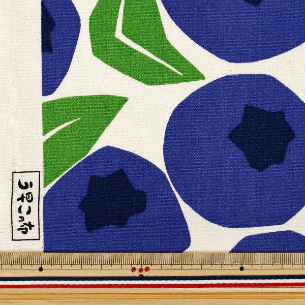 [Quantité à partir de 5] Tissu `` Uhaya ce tissu Oxford Myrtille Kinari x Bleu ACS1143-A" COTTON KOBAYASHI
