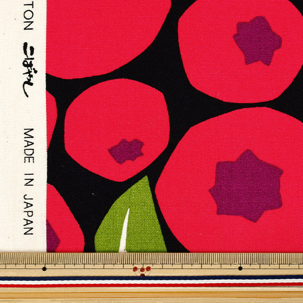 [Quantité à partir de 5] Tissu `` Uhaya ce tissu Oxford Myrtille noir x rose ACS1143-D" COTTON KOBAYASHI