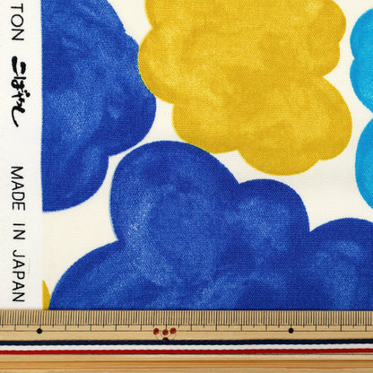 [Quantità da 5] Tessuto "Uhaya questo panno." Oxford Cotone Blu ACS1144-B" COTTON KOBAYASHI