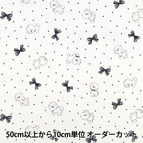 【数量5起】 織物 『板材織物 彩色帆布白色×黑色COCA-OB-WH*BK" KOKKA