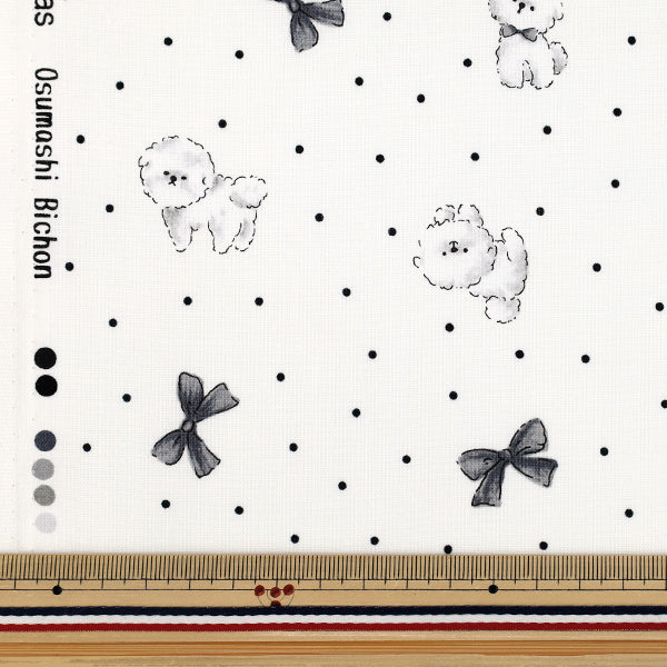 【数量5起】 織物 『板材織物 彩色帆布白色×黑色COCA-OB-WH*BK" KOKKA