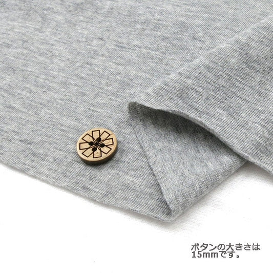 [From quantity 5] Fabric "Color Tenjiku GM30T-GY"