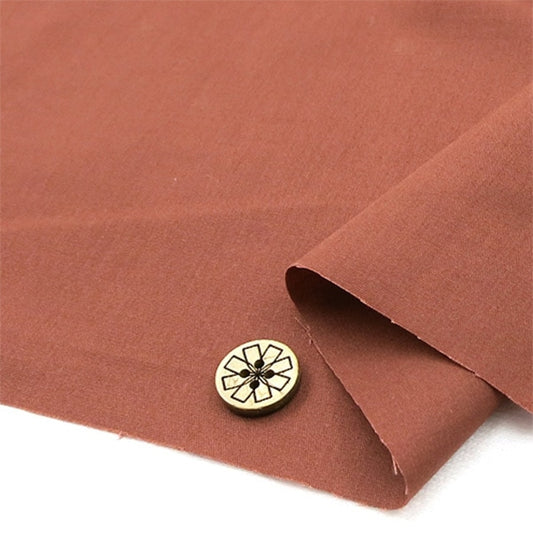 [From quantity 5] Fabric "T/C Broad Brown YTC45205-25"