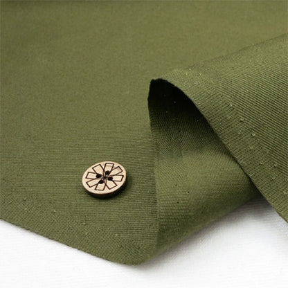 [수량 5에서] 천・원단 "20 Twill SAP Green B17000Z-7"