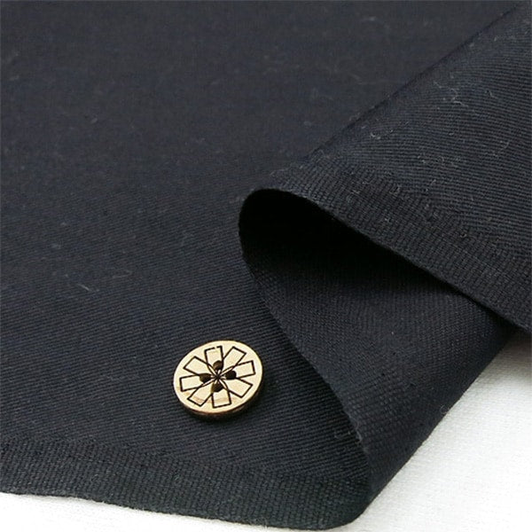 [From quantity 5] Fabric "20 twill black B17000Z-9"