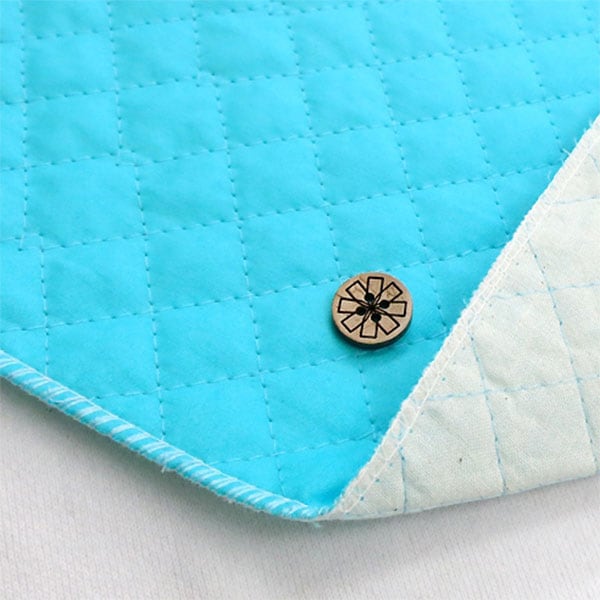 [From quantity 5] Fabric 『SheetingQuilting K6298-82 Light Blue]