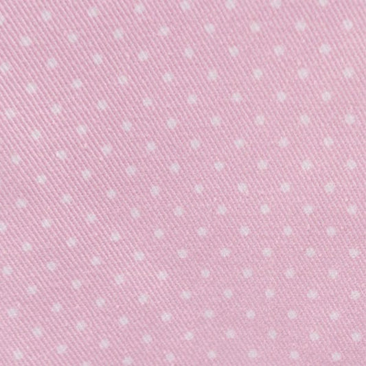 [Dalla quantità 5] Tessuto 『PoisTwill Stampa (piccolo) Pink X White "