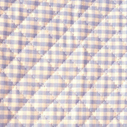 [From quantity 5] Fabric "Dyeing gingham quilting medium light blue"