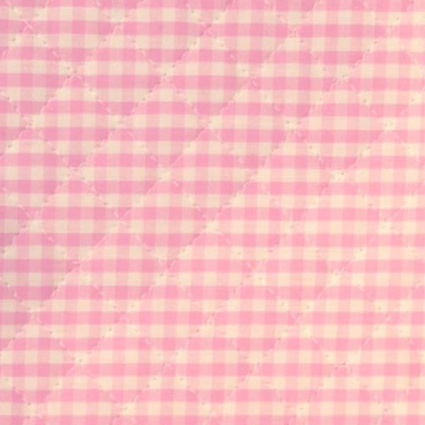 [Aus Menge 5] Stoff "Färben Sie Gingham Quilting Pink"