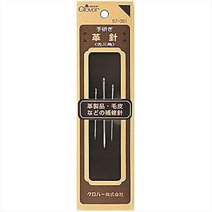 Hand sewing needle "Leather needle 57-381" Clover